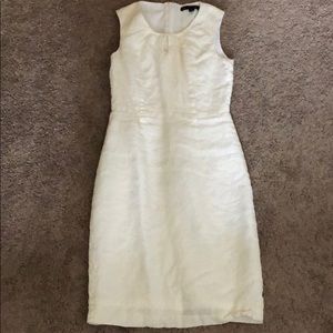 White linen dress by brooks brothers